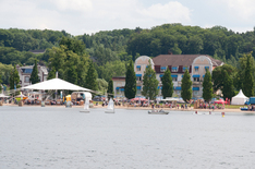 Zippendorfer Strand aus der Vogelperspektive, Copyright: SWS