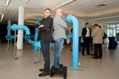 Ausstellungseröffnung mit Nando Kallweit und Jørn Mortensen, Copyright: SWS
